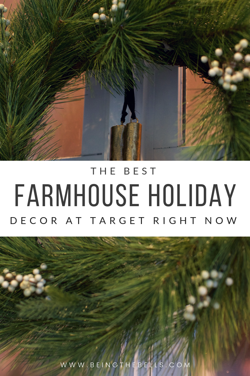 The Three Best Farmhouse Christmas Decor items at Target this year!