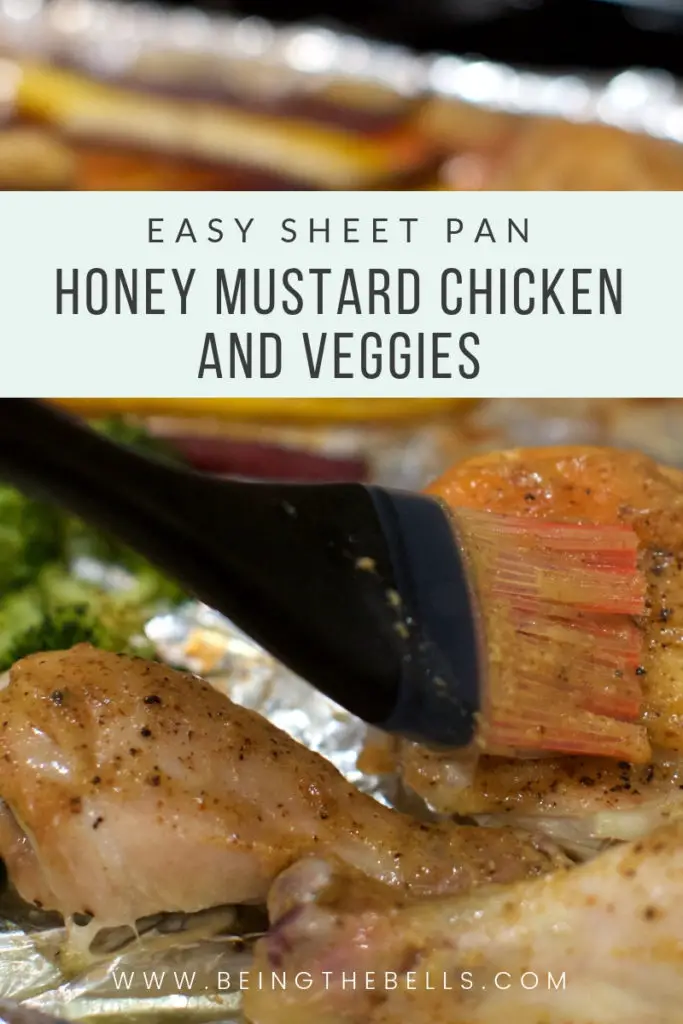 Easy Sheet Pan Honey Mustard Chicken and Veggies