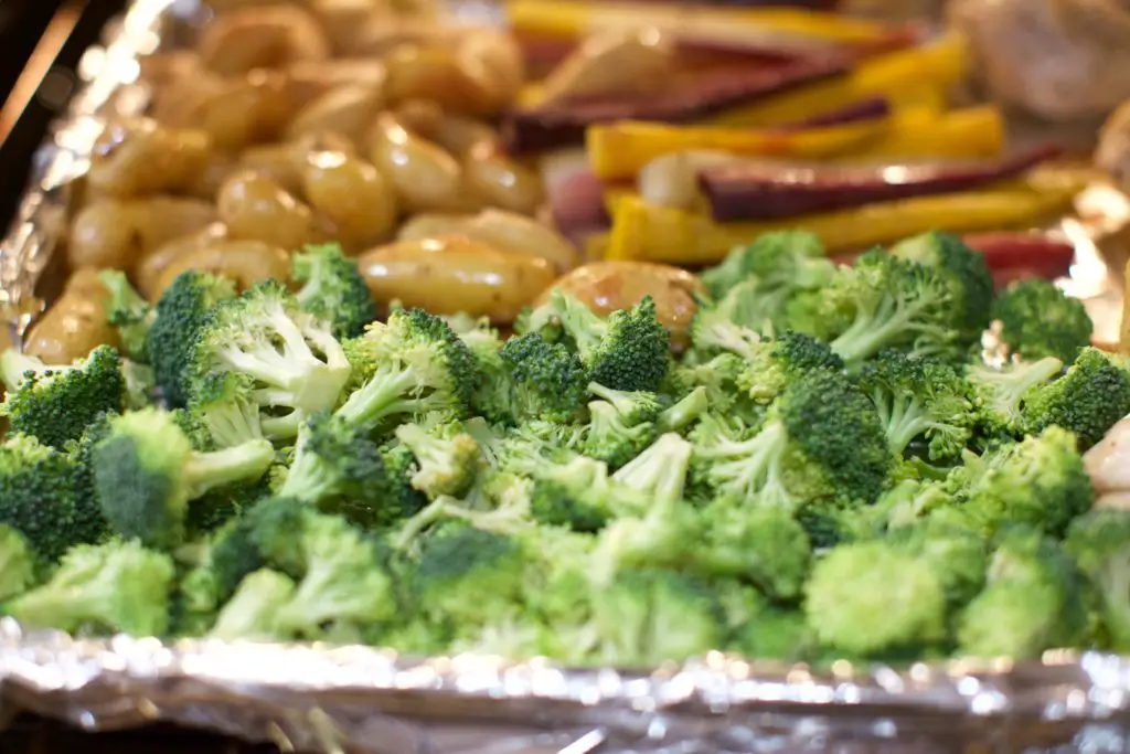 Sheet pan honey mustard chicken and vegetables