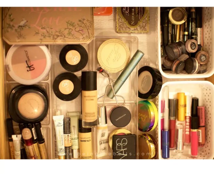 How to KonMari Your Makeup - Being The Bells
