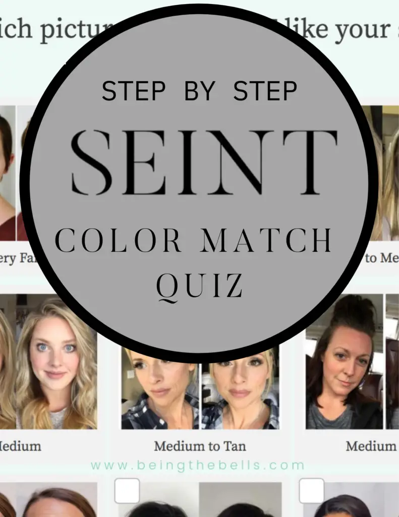 Seint color match quiz, Maskcara color match quiz, foundation match